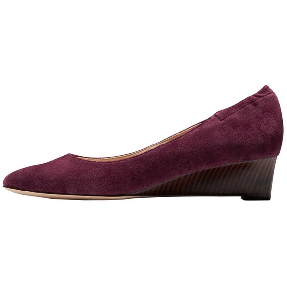 Cole Haan Kathryn Vine Purple Wedge Pump Heels 6.5 - Picture 7 of 14